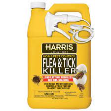 Ticks are picked up on the ground or grass outside. Harris 1 Gal Flea And Tick Killer Hft 128 The Home Depot