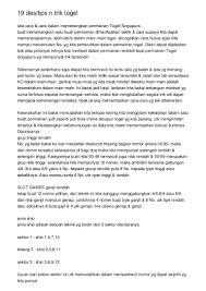 We did not find results for: 19 Des Tips N Trik Togel
