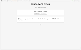 Minecraft Items Perchance Org It changes the texture of quartz to look like white concrete, so that it will fit into the build.