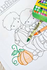 Thanksgiving coloring sheets for preschool and kindergarten. Free Thanksgiving Coloring Pages Crazy Little Projects