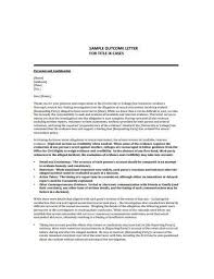 As i start with this letter i would like to apologize for the irresponsible behavior of our staff. Free 5 Investigation Outcome Letter Samples In Pdf Doc