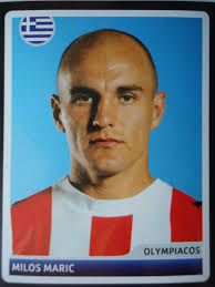 Panini 322 Milos Maric Olympiacos UEFA CL 2006/07
