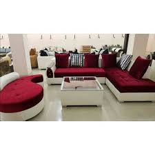 The design of the drawing room sofa set should be unique and attractive, as it reflects your living standard. Modern Maroon And White Designer Sofa Sets Living Room Rs 4500 Seat Id 21911443433