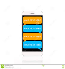 Tela Da Mensagem De Telefone Celular Ilustracao Stock Ilustracao De Telefone Movimento 79277796
