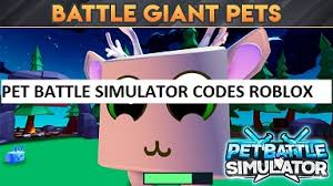 (the number of giant simulator codes that we have compiled for you; Pet Battle Simulator Codes Wiki 2021 April 2021 New Mrguider