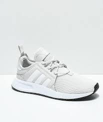 Black And White Adidas Kids Adidas Xplorer Light Grey White Shoes Zumiez White Shoes Men Grey Adidas Shoes White Shoes