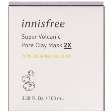 We put innisfree's pore clearing clay mask 2x to the test after receiving a complimentary sample from the brand. Innisfree Super Volcanic Pore Clay Beauty Mask 2x 3 38 Fl Oz 100 Ml Iherb