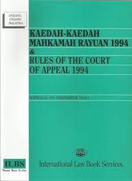 Enter your mobile number or email address below and we'll send you a link to download the free kindle app. Rules Of Court Of Appeal 1994 Malaykosta