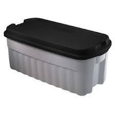 Rubbermaid 54 Gal 42 1 2 In X 21 1 2 In X 18 3 5 In Hi Top Storage Bin Fg3a05h2micbl The Home Depot Tote Storage Storage Plastic Storage Bins
