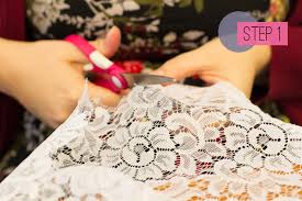 I found several tutorials on pinterest for making lace crowns, and eventually followed the directions from this post at morena's corner. Wedding Diy How To Make A Lace Crown Bespoke Bride Wedding Blog