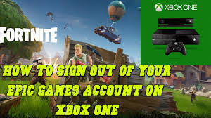 If you play on ps4, you're out of luck. Fortnite How To Sign Out Of Your Epic Games Account On Xbox One Tutorial Youtube