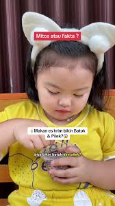 Makan es krim bikin batuk & pilek? 🤔#mitosataufakta #batukpilek #eskrim  #edukasitiktok #anaklucu #kesehatan