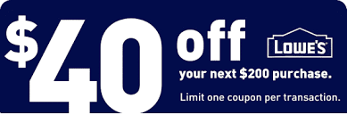 40 Off 200 At Lowes Free Code Available At Lowescoupon Net New Codes Generated Every 30 Mins Lowes Printable Coupon Lowes Coupon Code Lowes Coupon