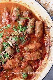Baked Kebab In Tomato Onion Sauce Aka Kebab Hindi Sweet Pillar Food Recipe Food Kebab Beef Recipes