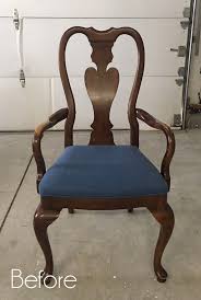 Elegant and graceful, the queen anne dining room chair brings a regal warmth to your dining room collection. Queen Anne Chair Makeover Confessions Of A Serial Do It Yourselfer