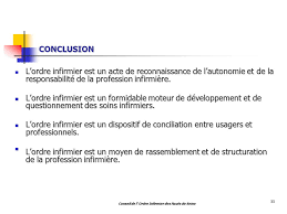 Inscription conseil de l'ordre infirmier. L Ordre Infirmier En France Ppt Video Online Telecharger