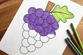 Links to related coloring page themes or lesson plans are included for your convenience. Grapes Free Printable Templates Coloring Pages Firstpalette Com