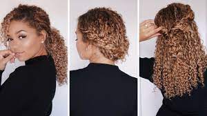 Maybe you would like to learn more about one of these? 3 Super Easy Hairstyles For 3b 3c Curly Hair Bella Kurls Extensions Ashley Bloomfield Youtube
