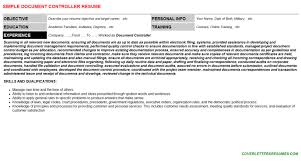 This is patriarchal rule at its most extreme. Document Controller Job Letter Resume Template 145845