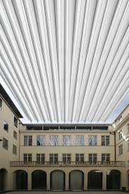 Foldable Roof System For The Hvb Forum By The Sefar Architecture Tenara Fabric Roof Architecture Roofing Systems Architecture