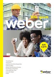 Sealing asbestos floor tiles with pva. Weber Guide 2016 Za By Weber Issuu