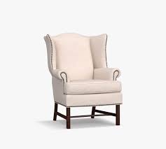 Deconstructed chairs*refinished deconstructed wingback chairs*wingback chairs*deconstructed wingbacks*reupholstered wing back chairs. Thatcher Upholstered Wingback Chair Pottery Barn