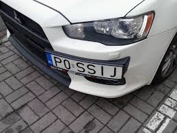 Numery indywidualne na polskich tablicach rejestracyjnych ad 2000 obserwowane w poszczególnych 15.3.2016. Atencja Patologiazewsi Indywidualne Tablice P 4 Wykop Pl
