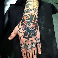 American Traditional Tattoos On The Left Hand Traditional Hand Tattoo American Traditional Tattoo Traditional Tattoo Work
