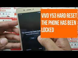 Now press and hold volume up and power key; Vivo Y53 Unlock Password And Hard Reset Pardeep Electronics Youtube