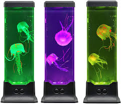 Shop with afterpay on eligible items. Electric Jellyfish Tank Table Lamp With Color Changing Light Gift For Kids Men Women Home Deco For Room Mood Light For Relax Black Amazon Com