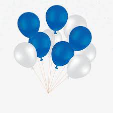 Balloon Balloons Blue Balloons White Balloons
