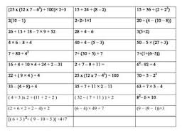 Order Of Operations Calendar Challenge Pemdas Order Of Operations Pemdas Math Operations