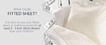 A fitted sheet has stretchy elastic bands sewed into the seam of as flat sheets rest underneath the duvet, it helps prevent the duvet and duvet cover from stains and dirt. What Depth Of Fitted Sheet Or Mattress Protector To Buy Linen Cupboard