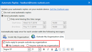 Automatic Replies Oof Enabled But It Is Not Replying Msoutlook Info
