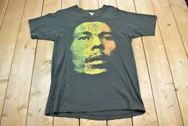 Vintage 1990s Bob Marley Redemption Song Graphic T-Shirt