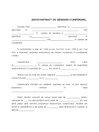 Contract de împrumut de consumaţie. Precontract Vanzare Cumparare Teren Malayandik