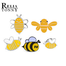 1pcs Set Cartoon Cute Bee Brooch Women Child Girl Gold Yellow Bees Jewelry Hat Backpack Metal Enamel Pin Badge Gift High Quality Brooches Aliexpress See your favorite kids cartoons and penguin cartoon discounted & on sale. us 1 02 35 off 1pcs set cartoon cute bee brooch women child girl gold yellow bees jewelry hat backpack metal enamel pin badge gift high