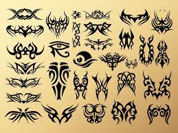 Tattoos Of Animated Characters Tattoos Design Elements Footage Pack Many Different Tribal Tattoo Tribal Tattoo Designs Tribal Art Tattoos Tribal Tattoos
