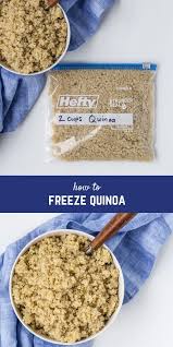 Can You Freeze Cooked Quinoa How To Freeze Quinoa Recipe How To Cook Quinoa Vegan Freezer Meals Quinoa Recipes Breakfast