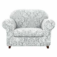 Great savings & free delivery / collection on many items. House Of Hampton Damask Printed Stretch Box Cushion Armchair Slipcover Reviews Wayfair