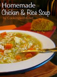 Homemade Chicken Rice Soup Chicken Rice Soup Campbells Soup Recipes Chicken Rice