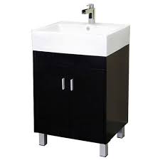 The freestanding design is easy to. Bellaterra Bradford 23 Inch Single Vanity In Dark Espresso With Porcelain Vanity Top In Wh The Home Depot Canada
