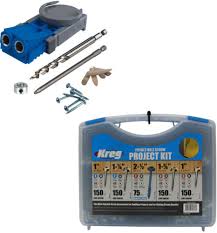 Details About Kreg Jig R3 Pocket Hole System And Pocket Hole Screw Project Kit In 5 Sizes