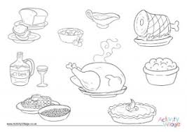 Food coloring, or color additive, is any dye, pigment, or substance that imparts color when it is added to food or drink. Thanksgiving Colouring Pages