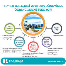 Maçka i̇mar, eğitim, kültür ve sosyal hizmet vakfı tarafından kurulmuş kamu tüzel kişiliğine haiz bir vakıf üniversitesi'dir. Izmir Bakircay Universitesi No Twitter Izmir Bakircay Universitesi Seyrek Yerleskesi Nde 2018 2019 Yilinda Fen Edebiyat Fakultesi Muhendislik Ve Mimarlik Fakultesi Saglik Bilimleri Fakultesi Iktisadi Ve Idari Bilimler Fakultesi Ile Adalet Myo