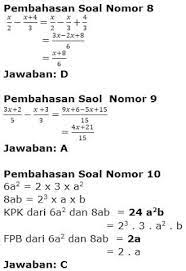 Itu saja yang bisa kmi sampaikan. Lengkap 25 Contoh Soal Aljabar Kelas 7 Smp Dan Kunci Jawabnya Terbaru Bospedia