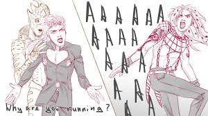 King Crimson Requiem Giorno Isn T Real He Can T King crimson requiem appears to have a purple like armor, that mostly protects him from some attacks if he ever is able to be attacked. king crimson requiem giorno isn t real