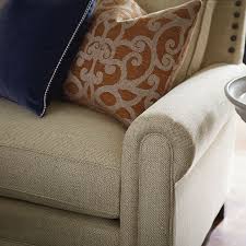 For many people, finding the right sofa for their home involves hours of research on the internet and countless visits to furniture showrooms. Harlan Sofa Bassett Furniture Sofa Tan Sofa