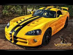 Dodge Viper Srt 10 Yellow Poster Dodge Viper Dodge Viper Srt10 Dodge