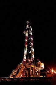 Oil Rig At Night Drilling Rig At Night Flickr Photo Sharing Drilling Rig Oil Rig Jobs Oil Rig